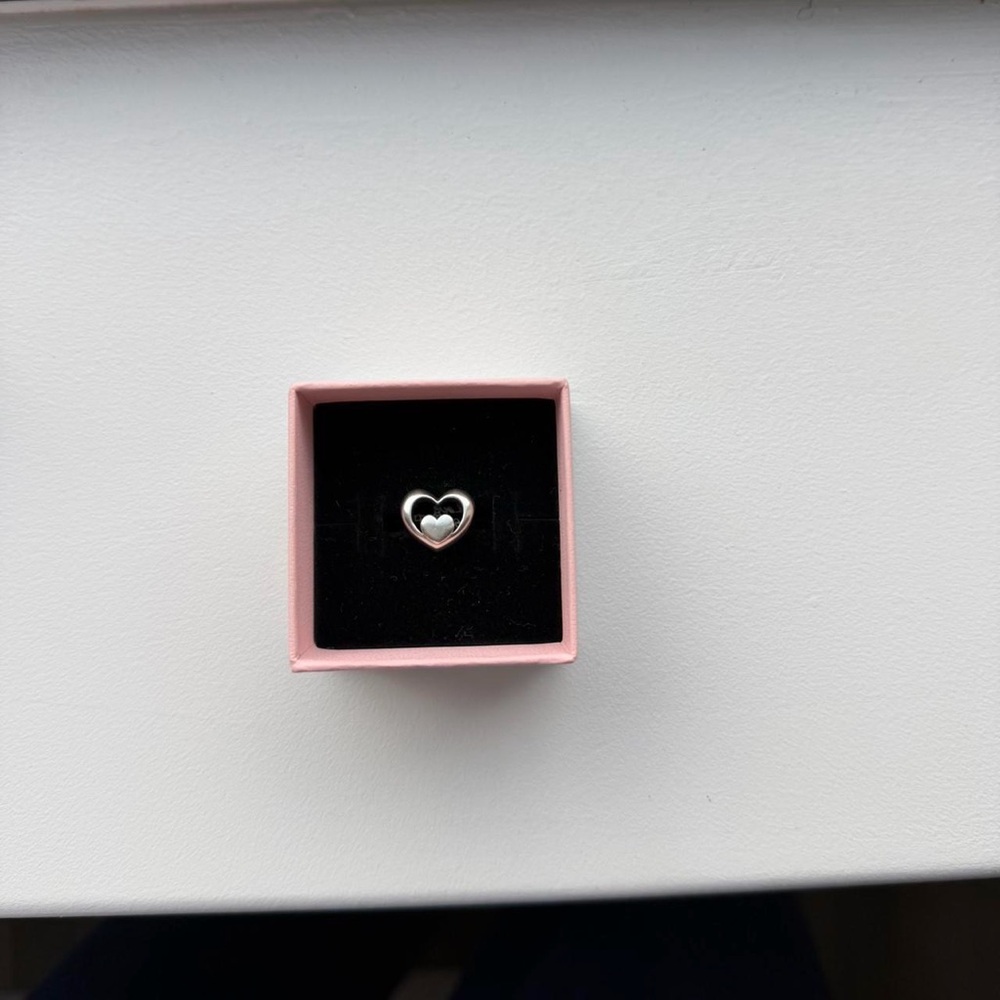 Silver Heart pandora Charm